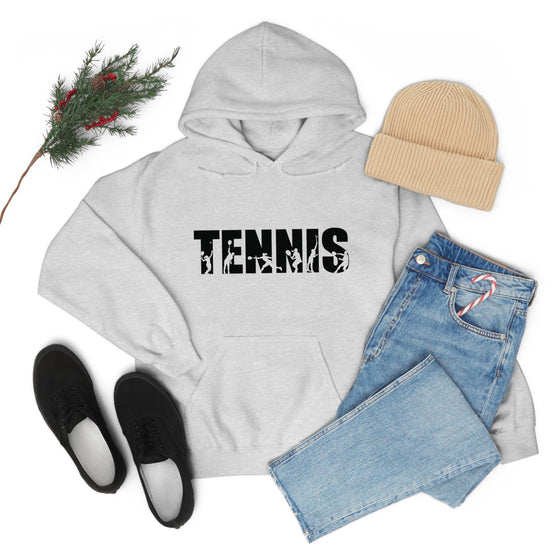 Chill Stitch – Tennis Sport - Unisex Hooded Hoodie Sweatshirt – Embrace Your Vibe