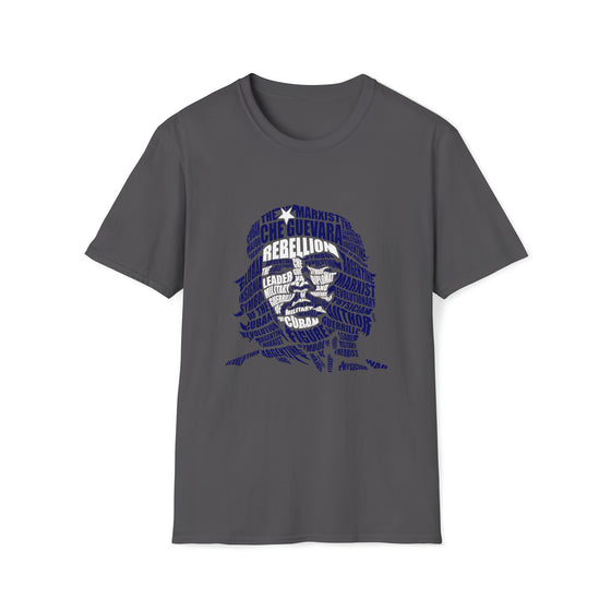 Che Guevara Shirt | Unisex Soft Style Tee T-Shirt | Calligram Word Design
