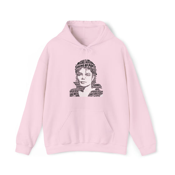 Michael Jackson | Unisex Hooded Hoodie Sweatshirt  | Calligram Word Design