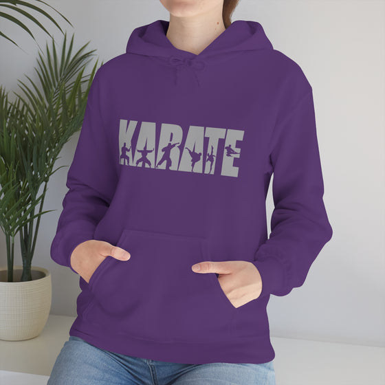 Chill Stitch – Karate Sport - Unisex Hooded Hoodie Sweatshirt – Embrace Your Vibe