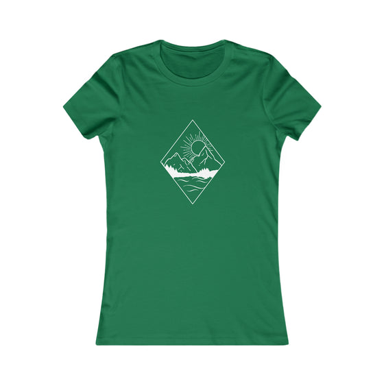 Beach Lake Life Mountain Peaks | Women’s Bella Canvas  T-shirt | Soft Style Tee T-Shirt | Embrace Your Vibe