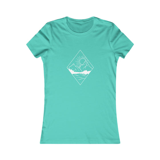 Beach Lake Life Mountain Peaks | Women’s Bella Canvas  T-shirt | Soft Style Tee T-Shirt | Embrace Your Vibe