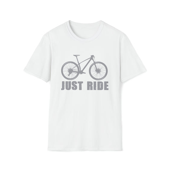 Bike Shirt | MTB Mountain Bike Just Ride Biking | Unisex Soft Style Tee T-Shirt