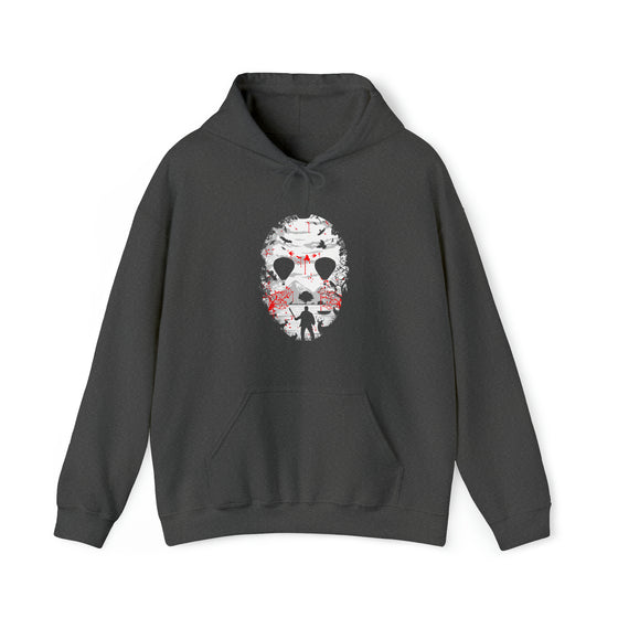 Crystal Lake Friday 13th Jason Halloween Sweatshirt | Abstract | Unisex Hooded Hoodie Sweatshirt