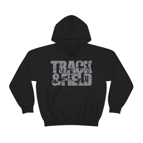 Chill Stitch – Track & Field Sport - Unisex Hooded Hoodie Sweatshirt – Embrace Your Vibe