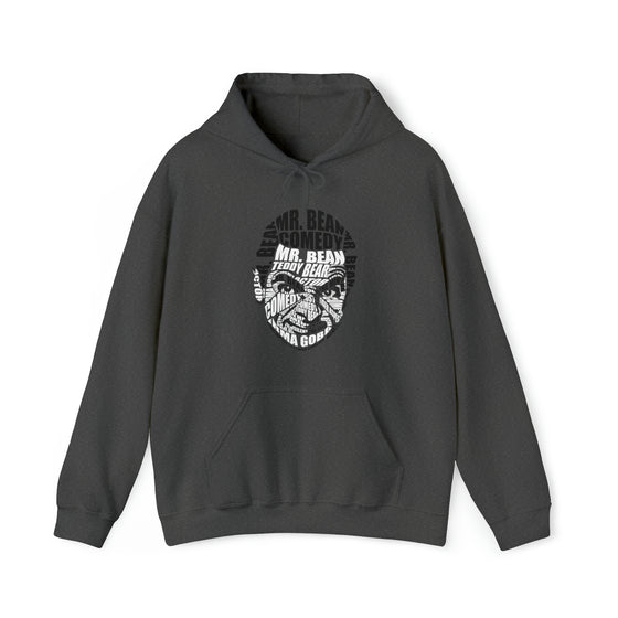 Mr Bean | Unisex Hooded Hoodie Sweatshirt  | Calligram Word Design