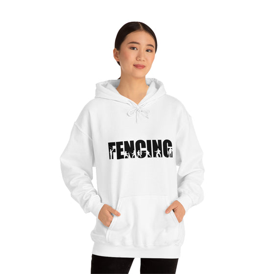 Fencing Sport Sweatshirt | Unisex Hooded Hoodie Sweatshirt