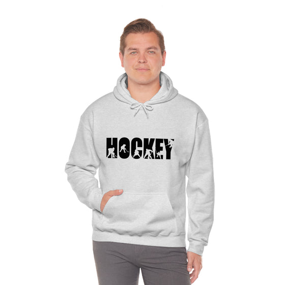Chill Stitch – Hockey Sport - Unisex Hooded Hoodie Sweatshirt – Embrace Your Vibe