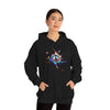 Chill Stitch – Peace Sign Color Splat - Unisex Hooded Hoodie Sweatshirt – Embrace Your Vibe