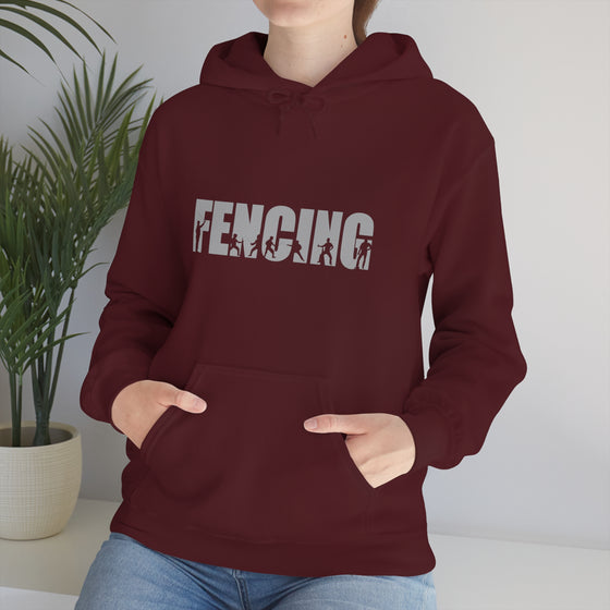 Fencing Sport Sweatshirt | Unisex Hooded Hoodie Sweatshirt