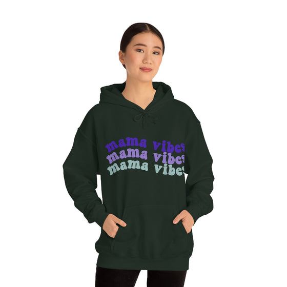 Chill Stitch – Mama Wave Vibes - Unisex Hooded Hoodie Sweatshirt – Embrace Your Vibe