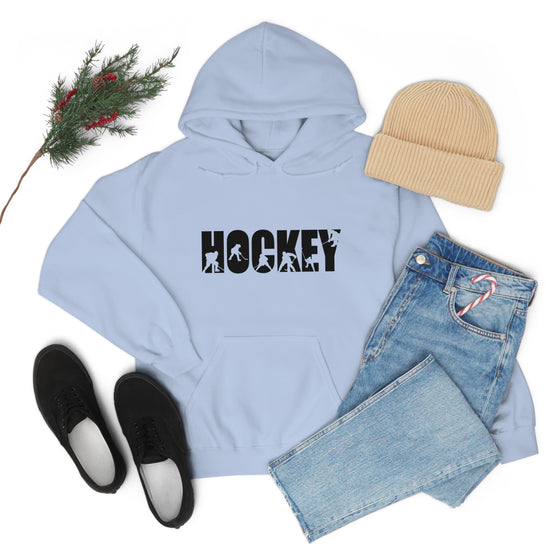 Chill Stitch – Hockey Sport - Unisex Hooded Hoodie Sweatshirt – Embrace Your Vibe