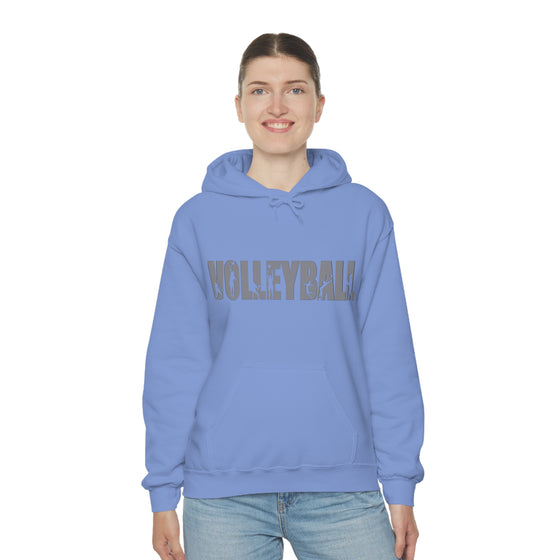 Chill Stitch – Volleyball Sport - Unisex Hooded Hoodie Sweatshirt – Embrace Your Vibe