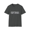 Softball Shirt | Softball Athlete Silhouettes | Unisex Soft Style T-Shirt Tee