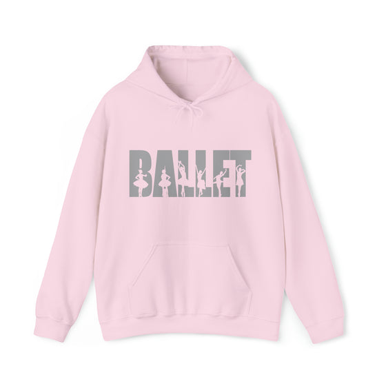 Ballet Dance Silhouette Sport | Unisex Hooded Hoodie Sweatshirt | Embrace Your Vibe