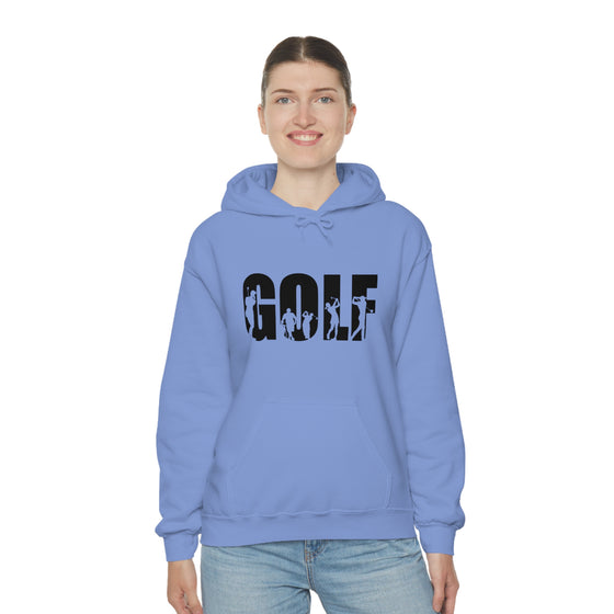 Chill Stitch – Golf Sport - Unisex Hooded Hoodie Sweatshirt – Embrace Your Vibe