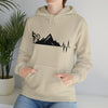 Bike Sweatshirt | MTB Mountain Heartbeat Bike Mountain Biking | Unisex Hooded Hoodie Sweatshirt