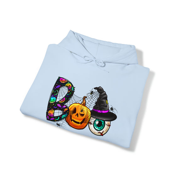 Halloween Sweatshirt | Boo Eyeball | Unisex Hooded Hoodie Sweatshirt