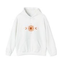  Abstract Mystic Direction Shapes V32 Sun Moon Solar Winds | Abstract | Minimalist | Modern | Unisex Hooded Hoodie Sweatshirt