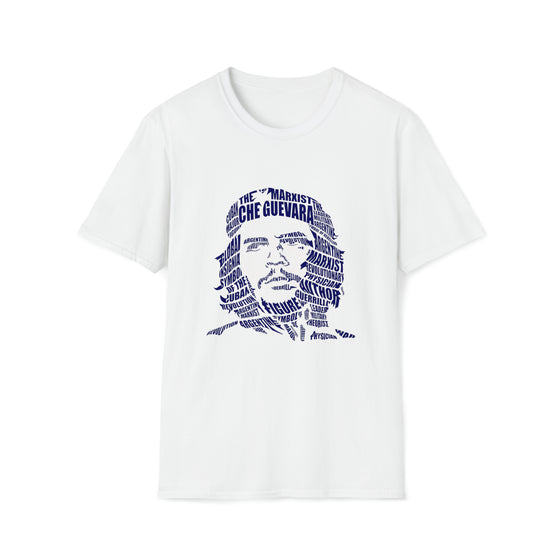 Che Guevara Shirt | Unisex Soft Style Tee T-Shirt | Calligram Word Design