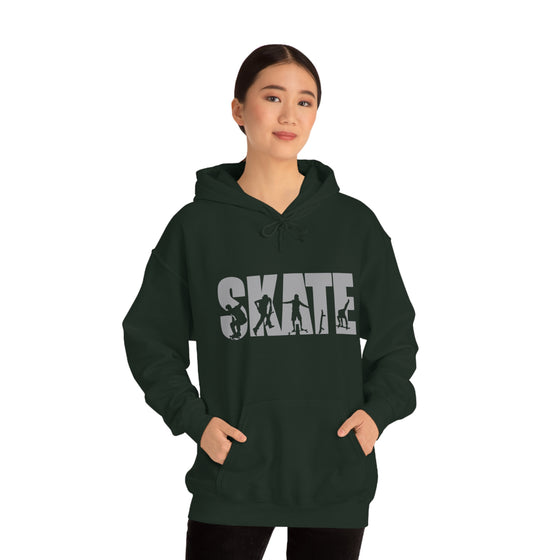 Chill Stitch – Skate Boarding Sport - Unisex Hooded Hoodie Sweatshirt – Embrace Your Vibe