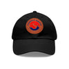 Chill Stitch Apparel Logo Leather Patch Baseball Cap  | Chill Stitch Clothing