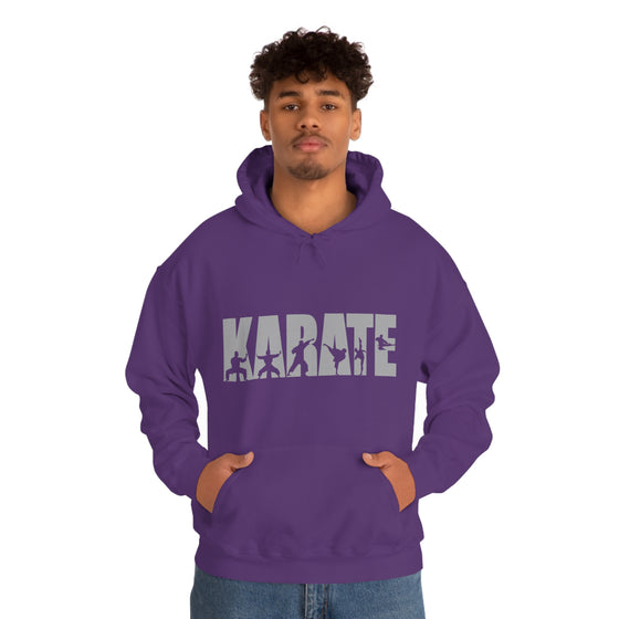 Chill Stitch – Karate Sport - Unisex Hooded Hoodie Sweatshirt – Embrace Your Vibe