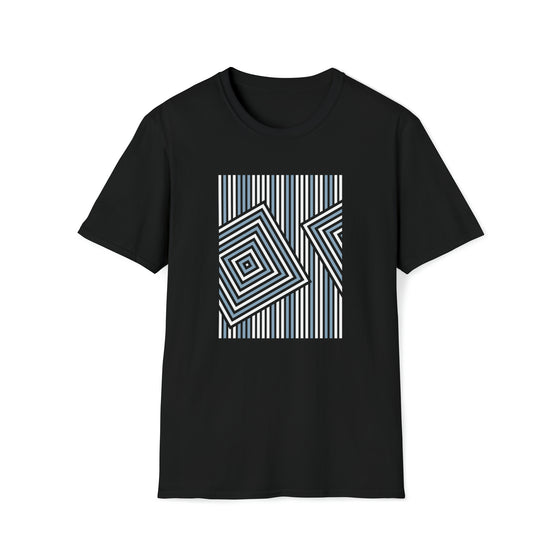 Abstract Woven Fabric Shapes V30 | Unisex Soft Style Tee T-Shirt | Embrace Your Vibe