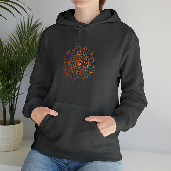 Abstract Shapes V34 All Seeing Eye | Abstract | Minimalist | Modern  Unisex Hooded Hoodie Sweatshirt | Embrace Your Vibe