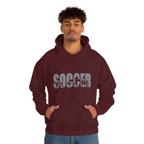 Chill Stitch – Soccer Sport - Unisex Hooded Hoodie Sweatshirt – Embrace Your Vibe