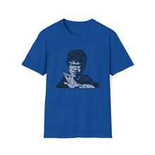  Bruce Lee | Unisex Soft Style Tee T-Shirt | Embrace Your Vibe | Calligram Word Design