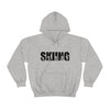 Chill Stitch – Skiing Sport - Unisex Hooded Hoodie Sweatshirt – Embrace Your Vibe