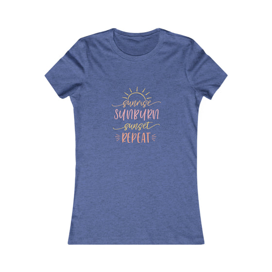 Beach Lake Life Sunrise Sunset | Women’s Bella Canvas Soft Style Tee T-Shirt | Embrace Your Vibe