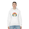 Chill Stitch – VW Van Mountains - Unisex Hooded Hoodie Sweatshirt – Embrace Your Vibe