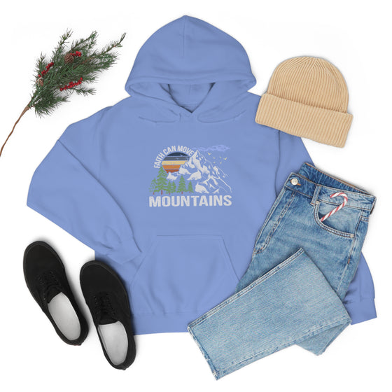 Faith Move Mountains Sweatshirt | Unisex Hooded Hoodie Sweatshirt