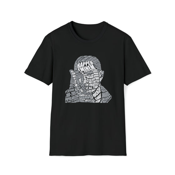 Eminem | Unisex Soft Style Tee T-Shirt | Embrace Your Vibe | Calligram Word Design