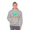 Chill Stitch – Free Spirit Butterfly - Unisex Hooded Hoodie Sweatshirt – Embrace Your Vibe