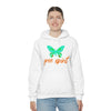 Chill Stitch – Free Spirit Butterfly - Unisex Hooded Hoodie Sweatshirt – Embrace Your Vibe