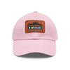 Hat Cap | Wanderlust Travel Leather Patch Baseball Cap