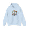 Flower Piece Symbol Sweatshirt | V3 Watercolor | Unisex Hooded Hoodie Sweatshirt