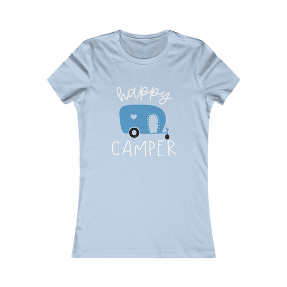 Camping Shirt | Happy Camper Camping | Bella Canvas Women Soft Style Tee T-Shirt