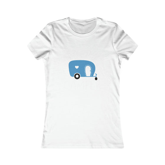 Camping Shirt | Happy Camper Camping | Bella Canvas Women Soft Style Tee T-Shirt