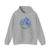 Bike Sweatshirt | MTB Chain Mountain Bike Biking | Unisex Hooded Hoodie Sweatshirt