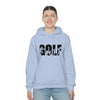 Chill Stitch – Golf Sport - Unisex Hooded Hoodie Sweatshirt – Embrace Your Vibe