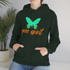 Chill Stitch – Free Spirit Butterfly - Unisex Hooded Hoodie Sweatshirt – Embrace Your Vibe