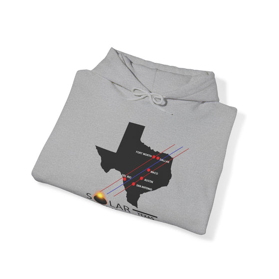 TEXAS Total Solar Eclipses April 8  2024  Total Eclipse | Unisex Hooded Hoodie Sweatshirt | Embrace Your Vibe Astronomy