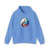 Yoga Hoodie | Yin Yang Sign V2 Watercolor | Unisex Hooded Hoodie Sweatshirt