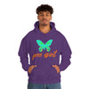 Chill Stitch – Free Spirit Butterfly - Unisex Hooded Hoodie Sweatshirt – Embrace Your Vibe