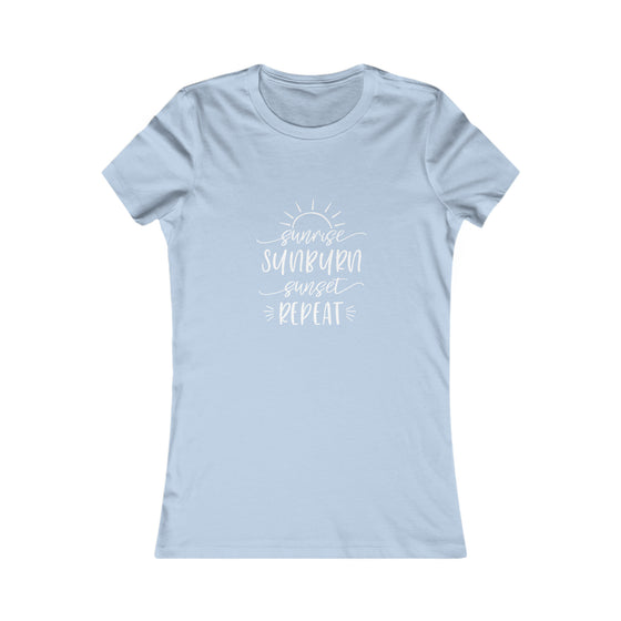 Beach Lake Life Sunrise Sunset | Women’s Bella Canvas Soft Style Tee T-Shirt | Embrace Your Vibe
