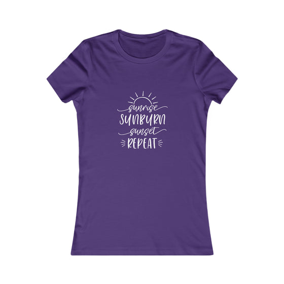 Beach Lake Life Sunrise Sunset | Women’s Bella Canvas Soft Style Tee T-Shirt | Embrace Your Vibe